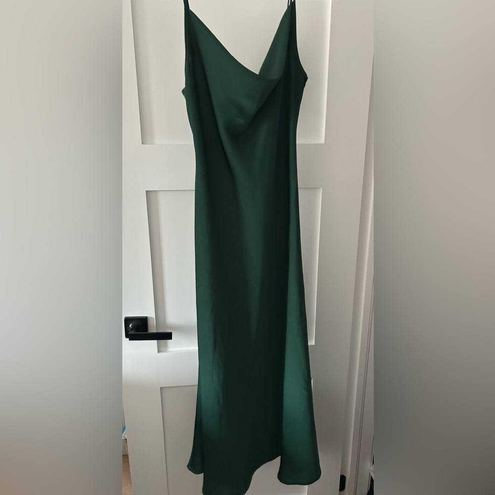 Green Slip Dress